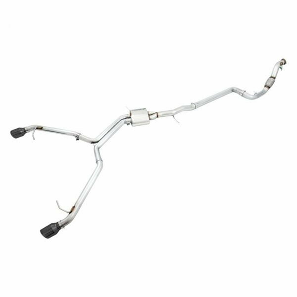 Superjock Track Edition Exhaust Dual Outlet with Diamond Black Tips for Audi B9 A4 SU3882878